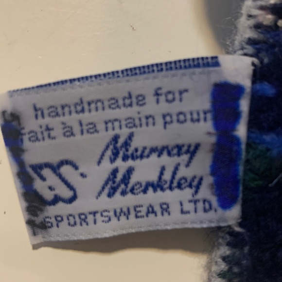 Murray Merkley Kids Wool Knit Ski Winter Cap Hat Small Unisex Pure Multicolor - Picture 10 of 10